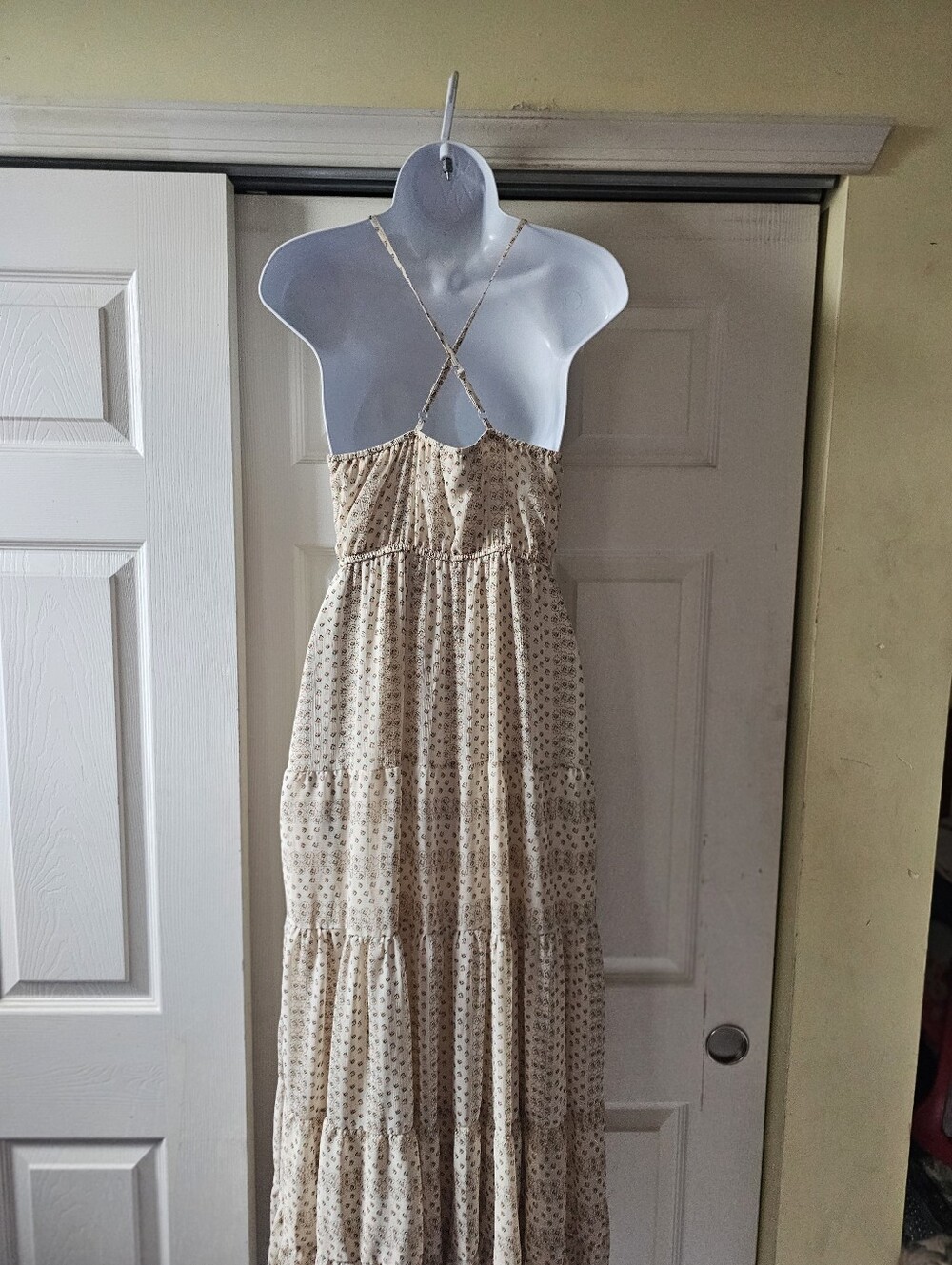 Riley & James Romantic Cottagecore Floral Tiered Maxi Dress | Size Small - Picture 5 of 16